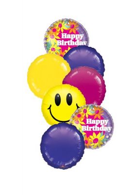 Mylar Balloon Bouquet for a Birthday
