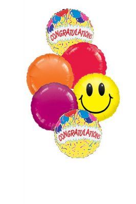 Mylar Balloon Bouquet Congratulations