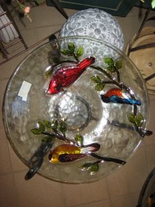 Glass BirdBath